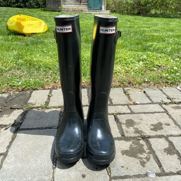 Black Hunter Rain Boots - Picture 1 of 6